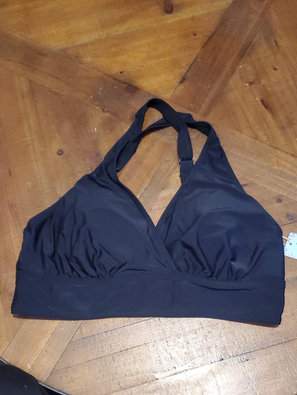 Younique Black Halter Wrap Bikini Top